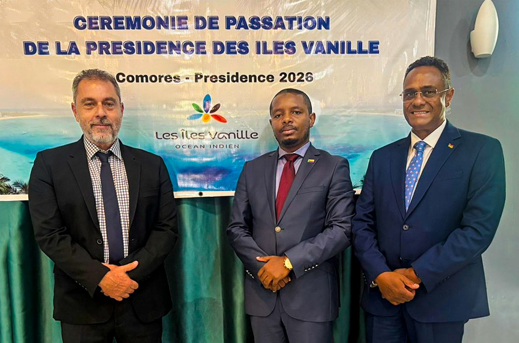 Passation de présidence des Îles Vanille : l'Union des Comores succède à Maurice